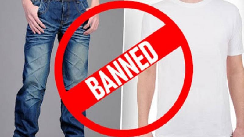 Bihar's education department banned wearing jeans and T-shirts at the workplace