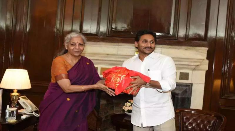 Andhra Pradesh Chief Minister met Finance Minister Sitharaman and discussed state issues.