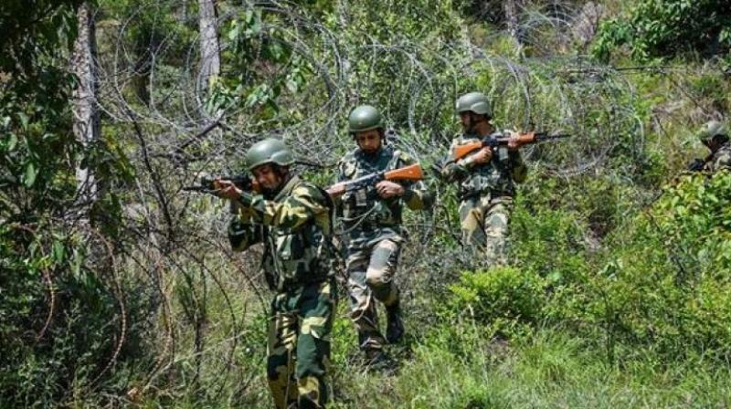  Kupwara terrorists Encounter continues one terrorist killed one army officer injured (सांकेतिक फोटो)