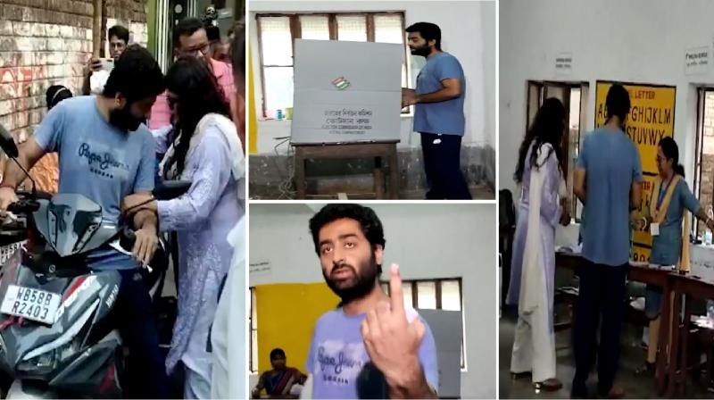 Arijit Singh cast his vote with wife, users are trolling him news in hindi