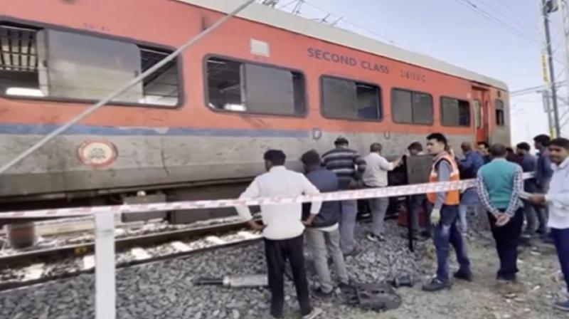 Ajmer Train Accident News Four coaches of Sabarmati-Agra superfast train derailed along with the engine