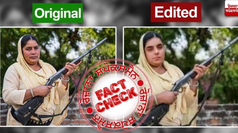 Fact Check: AAP leader being targeted by editing photo of UP's Shahana Begum