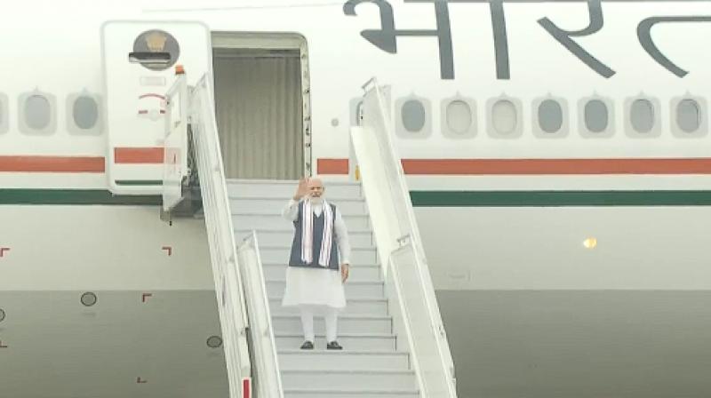 Modi left for America