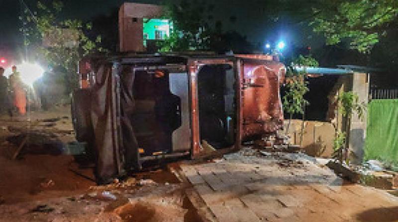Delhi: SUV rams into two cars, three handcarts in Vasant Vihar, two killed