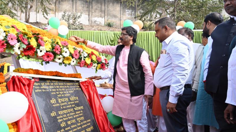 Chief Minister Hemant Soren gave a gift to the residents of Jamshedpur, inaugurated the Jugsalai Overbridge