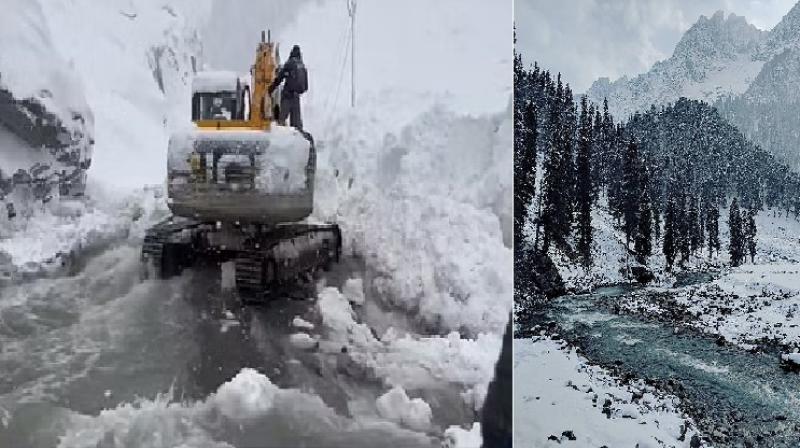 Jammu and Kashmir snowfall: Flow of Indus River stopped due to avalanche, problems increased due to snowfall 