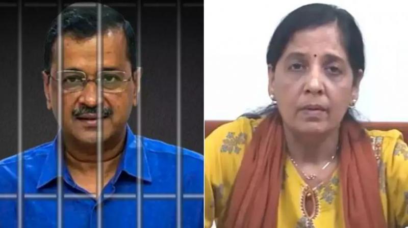 Sunita Kejriwal, Minister Atishi met the Chief Minister  Arvind Kejriwal in Tihar Jail News In Hindi