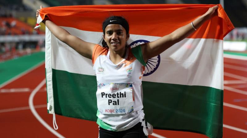 Preeti Pal won bronze medal in women's 100 meter T35 race event news in hindi