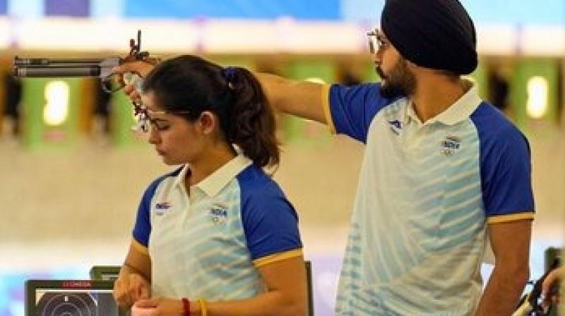 Paris Olympics 2024 Manu Bhakar and Sarabjit Singh won bronze medal in 10m Air Pistol Mixed Team event 