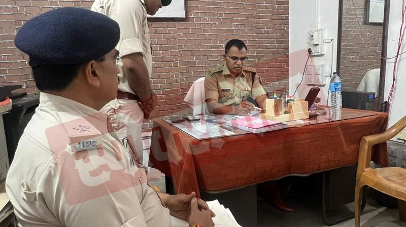 Jharkhand News: SP did annual inspection of Basantrai police station