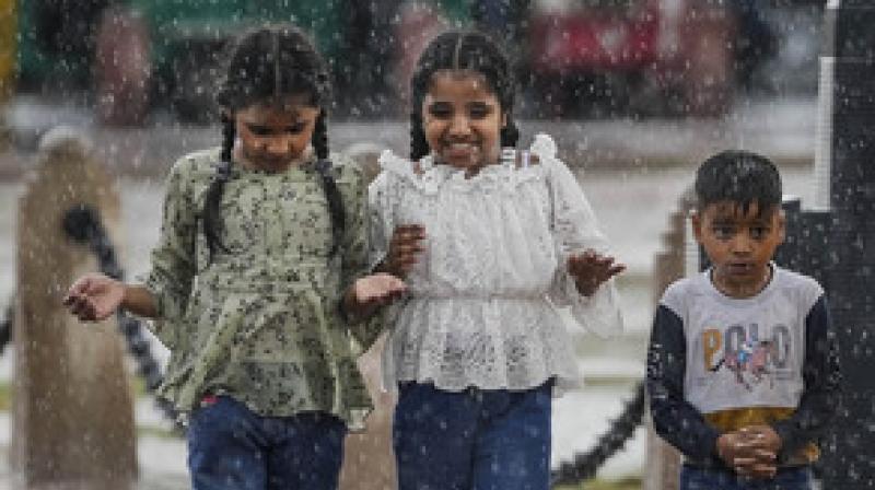 Rain lashed parts of Delhi