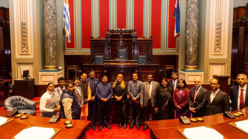 Jharkhand: After Brazil, a friendly group of Indian MPs reached Uruguay
