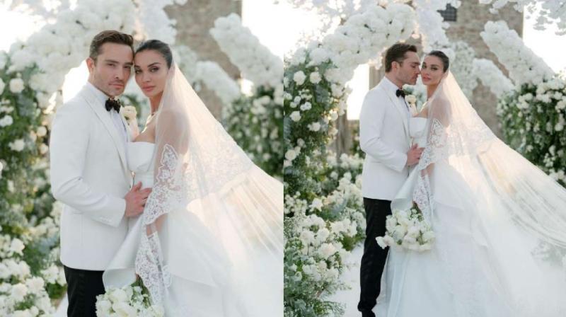 Amy Jackson tied the knot with Gossip Girl actor Ed Westwick, shares beautiful pictures