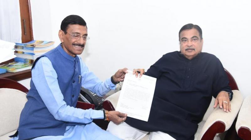 MP Sanjay Seth met Union Transport and Highways Minister
