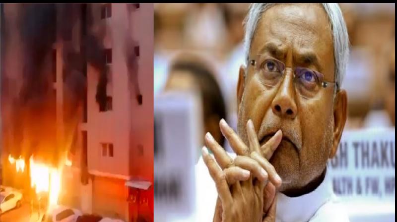 CM Nitish  Kumar  expressed grief over the death of two people from the state in Kuwait fire News in Hindi