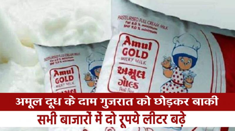 Amul milk price hiked by Rs 2 per liter in all markets except Gujarat