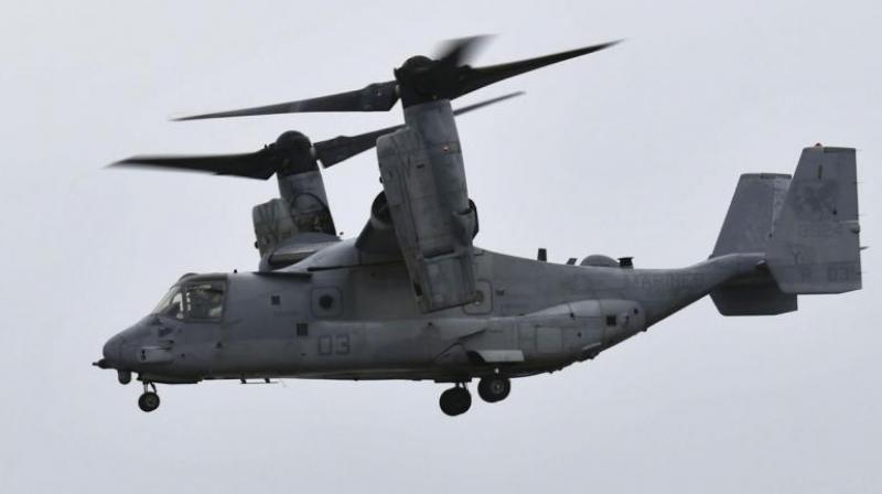  US Military Aircraft Osprey Crashes in Japan (File Image)