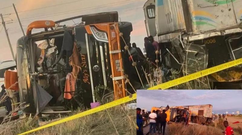  Bus-train collision in Tanzania