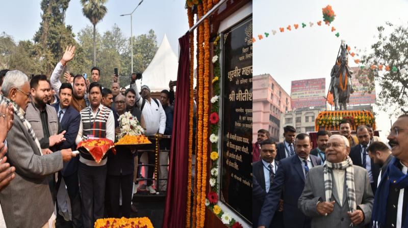Bihar News: Chief Minister inaugurated the life size statue of brave Maharana Pratap