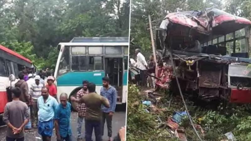 MP: Collision between two buses in Khandwa, 36 passengers injured