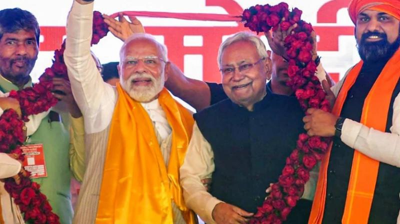  NDA announced Bihar seat-sharing agreement news in hindi