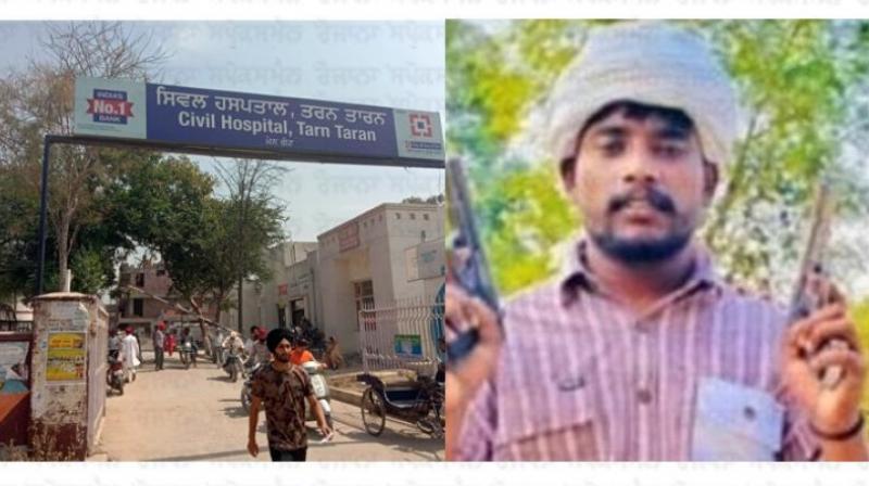  Gangster Charanjeet alias Raju admitted in Civil Hospital of Tarn Taran absconding