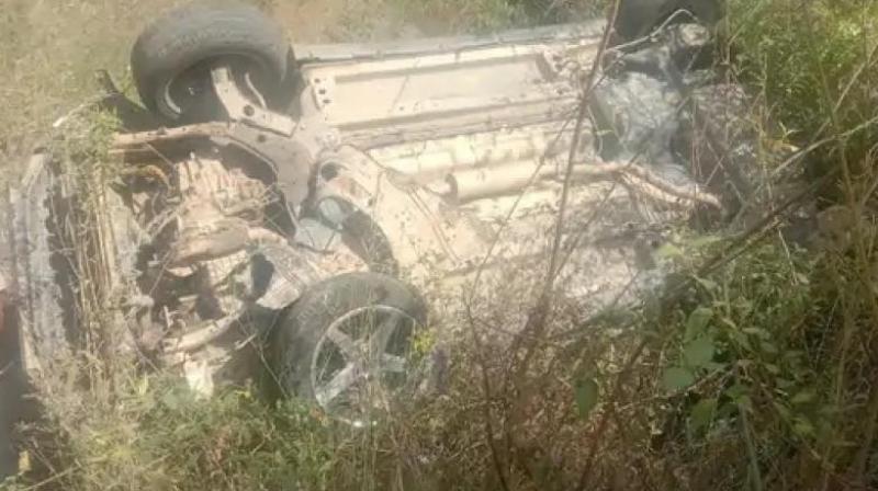 Haryana Panchkula Samlotha Mandir Family Car Accident One Death 