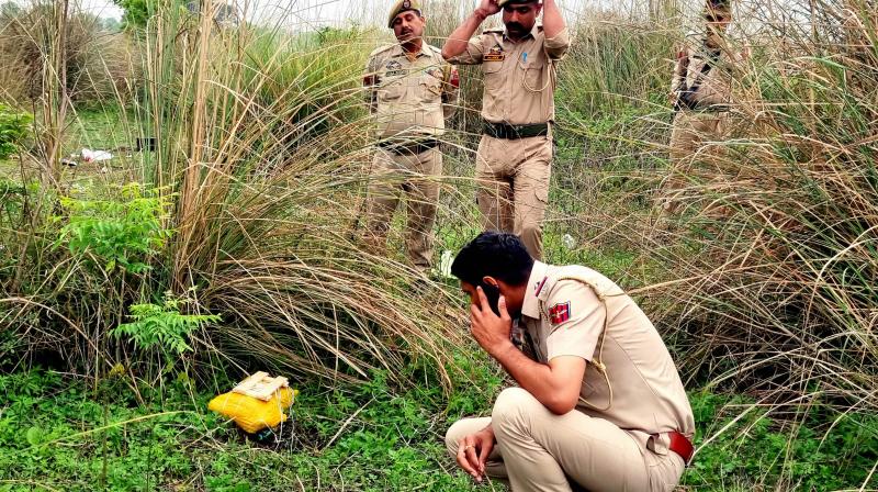 Jammu and Kashmir: A packet found in Samba, suspected to have been dropped by drone