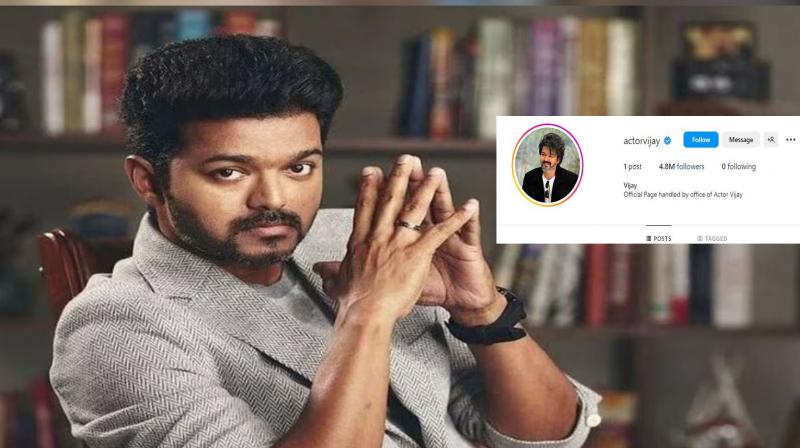 Thalapathy Vijay made this unique record as soon as he debuted on Instagram