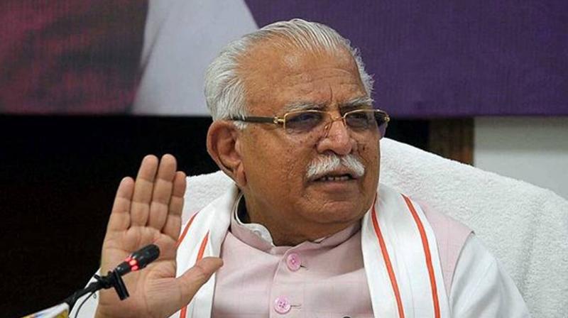 CM Khattar targets Haryana Congress over 'infighting'