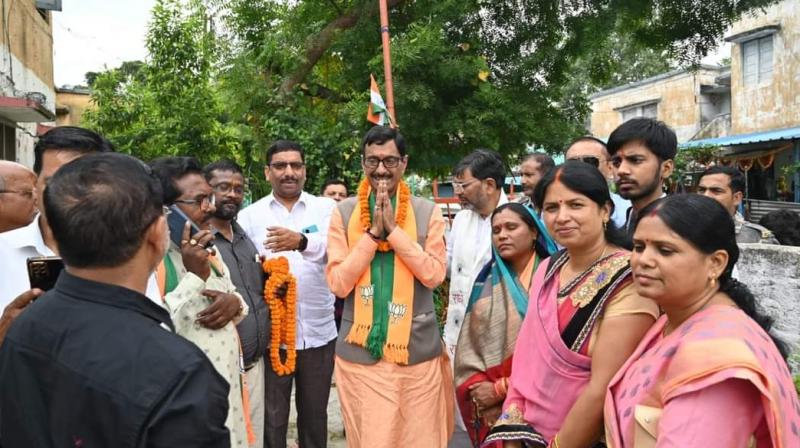 MP Sanjay Seth launched intensive public relations campaign in Pratappur and Bhatgaon of Chhattisgarh.