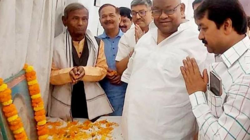 Bihar Congress celebrated the birth anniversary of Baba Bhimrao Ambedkar