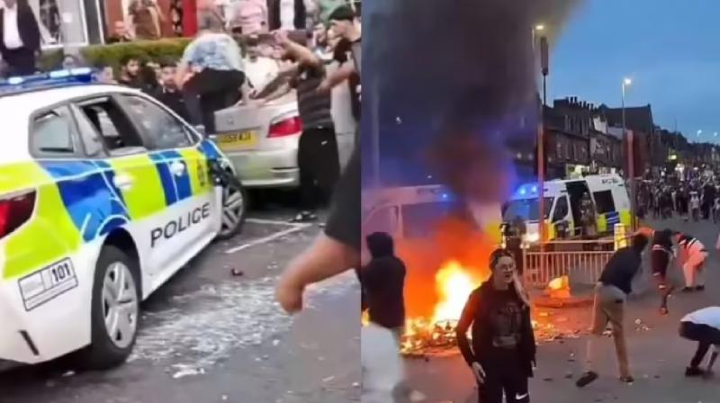  UK Leeds Riots