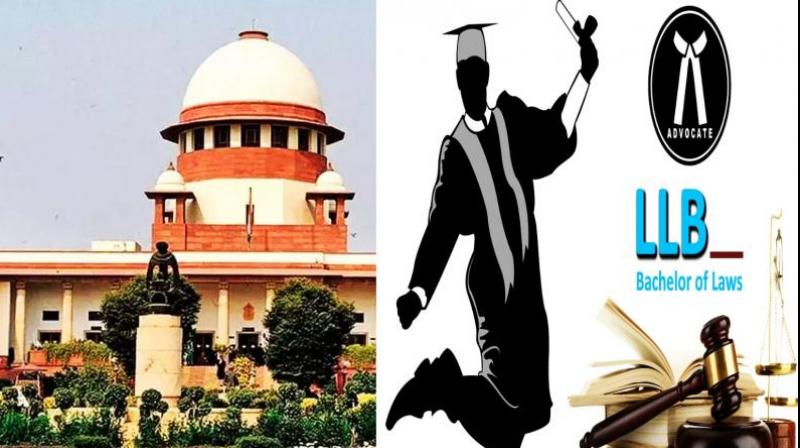 Supreme Court rejected the petition demanding to make LL.B course 3 years after 12th News In Hindi