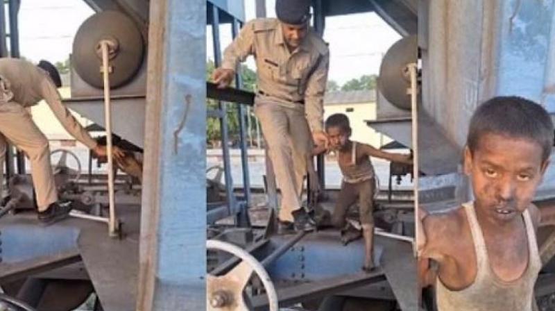 Child reached Hardoi from Lucknow by sitting between the wheels of goods train, RPF jawans saved his life