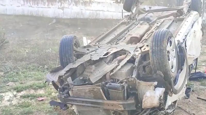 Rewari accident, 6 people died due to car collision news in hindi 