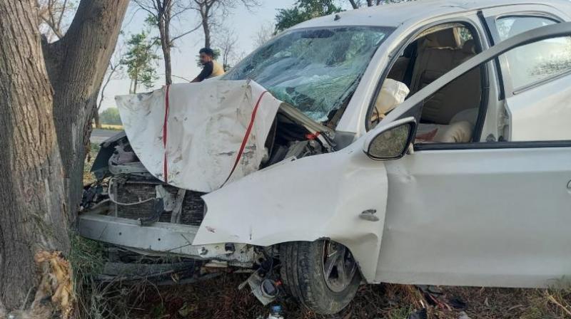  Sri Muktsar Sahib-Bathinda road Accident news in hindi 4 people died