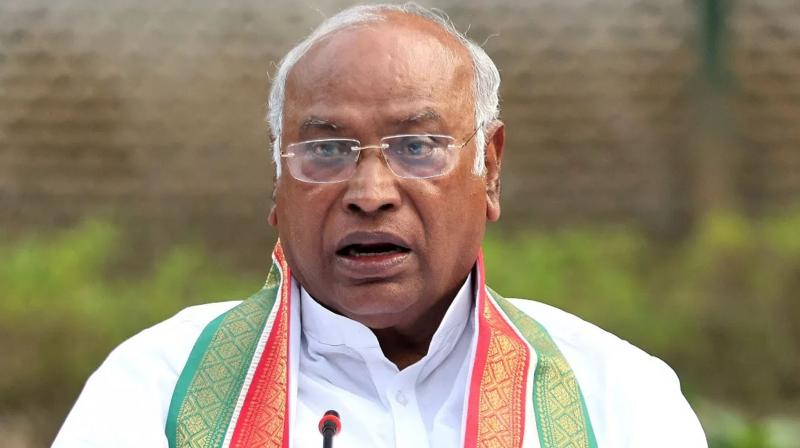  Kharge (file photo)