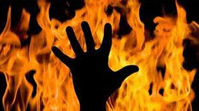 Punjab: Cruel father throws two daughters into fire, severely scorched