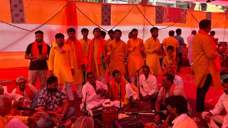 Akhand Ashtayam and Ramcharitmanas recitation organized in West Lohanipur Rajputana Maidan