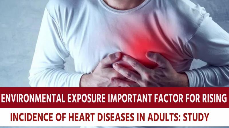 Environmental exposure important factor for rising incidence of heart diseases in adults: Study