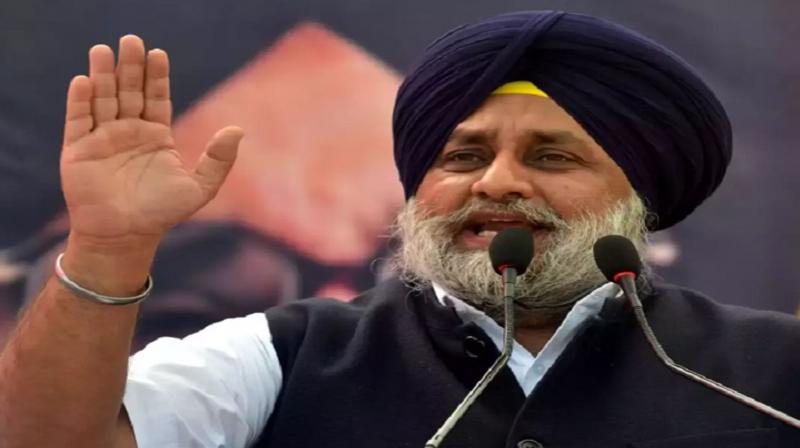 Sukhbir Singh Badal (file photo) 