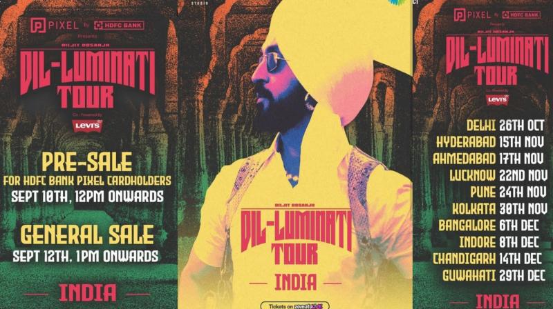 Dil-Luminati India Tour Schedule for Diljit Dosanjh Concert Shows