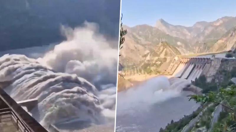 Salal Dam opened due to increasing flow and silt of Chenab River news