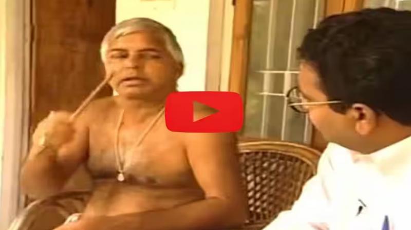 Lalu Yadav's old interview went viral 