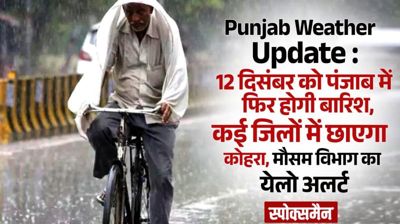 Punjab Weather Update Today News In Hindi rain alert